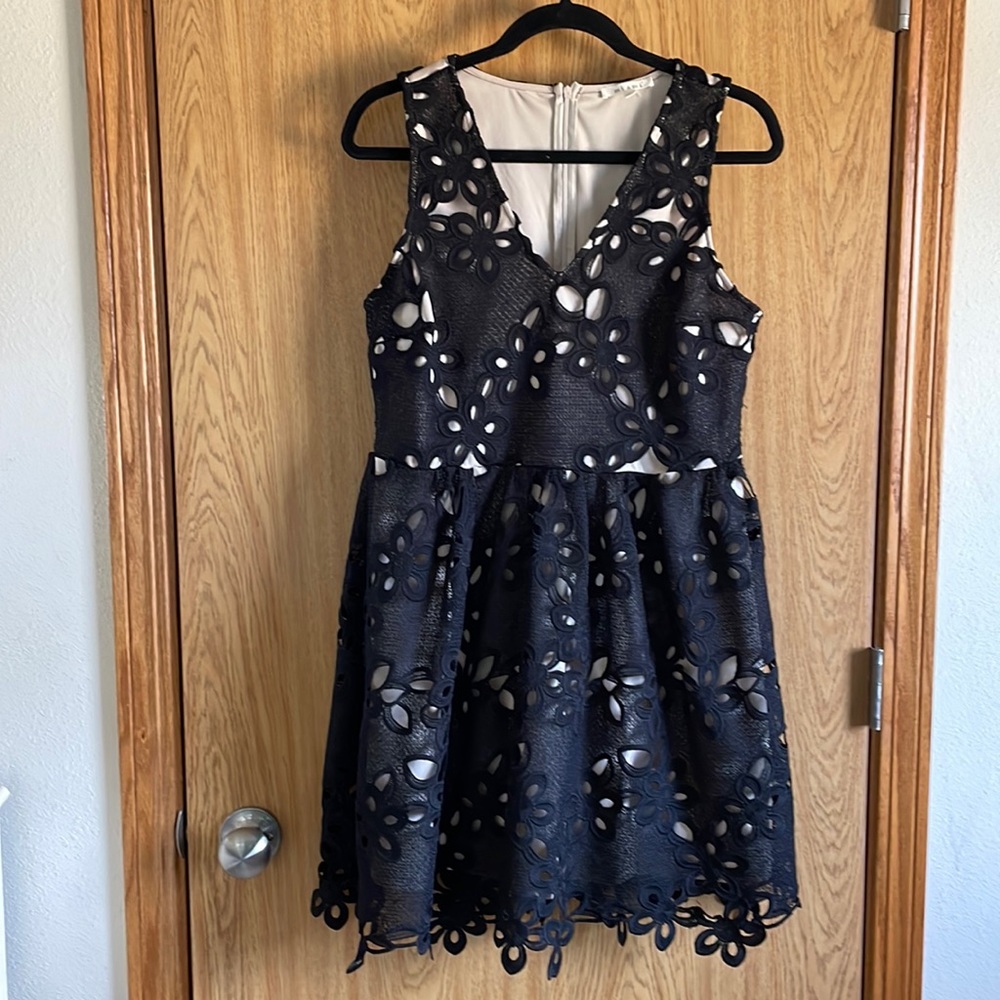 Black Lace Francesca’s Dress